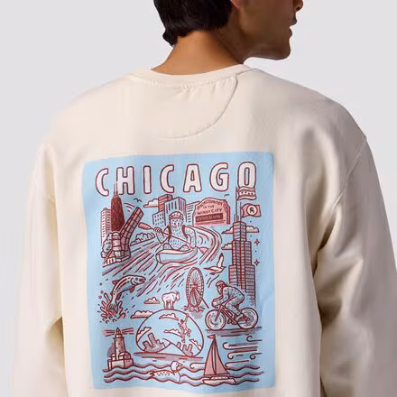 Chicago Poster Crew Sweatshirt