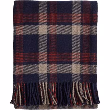Eco-Wise Wool Washable Fringe Throw Blanket