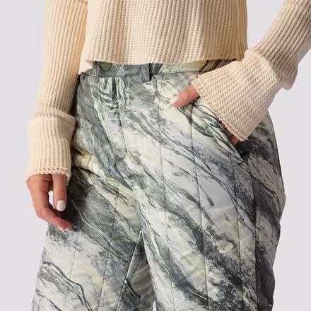 Oakbury Print Synthetic Quilted Pant - Women's