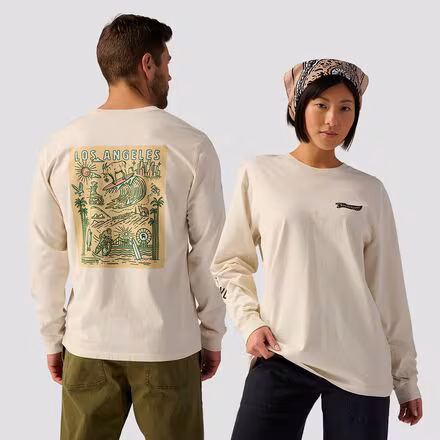 Los Angeles Poster Long-Sleeve T-Shirt