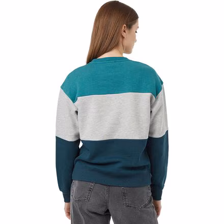 TreeFleece Blocked Crew Sweater - Women's