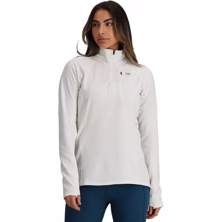 Vigor Grid Fleece Quarter-Zip Jacket - Women's