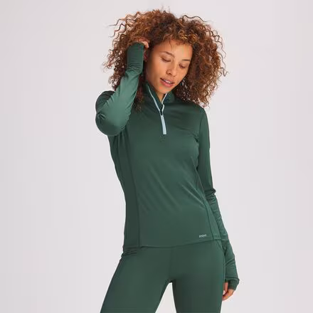 Lightweight Poly 1/4-Zip Baselayer Top - Women's