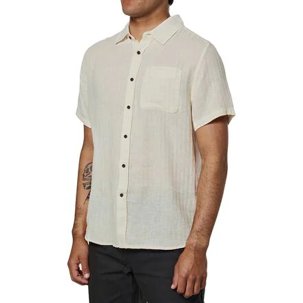 Alan Solid Short-Sleeve Shirt - Men's