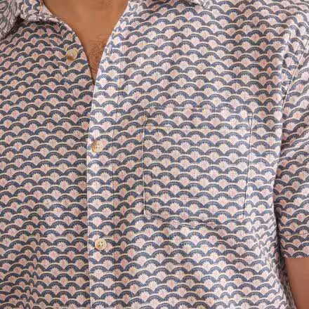 Short-Sleeve Stretch Selvage Shirt - Men's