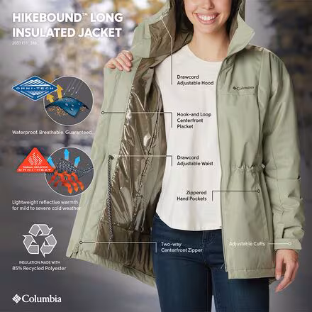 Hikebound Long Insulated Jacket - Women's