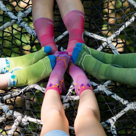 Light Hiker Jr Micro Crew Light Cushion Hiking Sock - Boys'