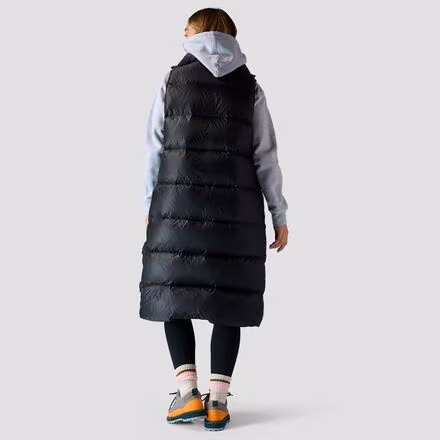 Long Down Parka Vest - Women's