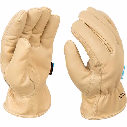 Lined Water-Resistant Premium Grain Cowhide Driver Glove