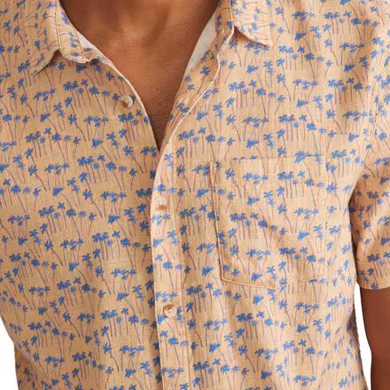 Short-Sleeve Stretch Selvage Shirt - Men's