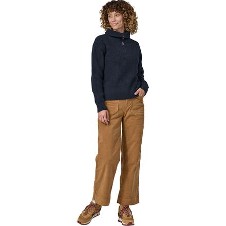 Recycled Wool-Blend 1/4-Zip Sweater - Women's