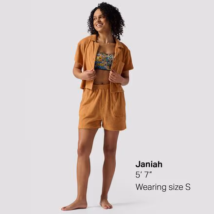 Terry Button-Down Shirt - Women's