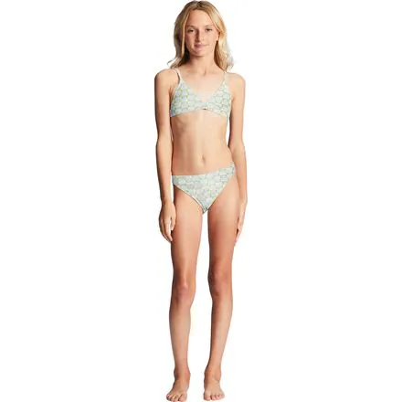 Daze All Day Banded Tri Bikini Set - Girls'