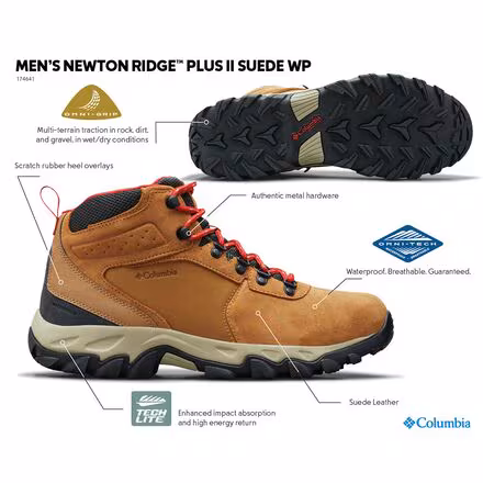 Newton Ridge Plus II Suede WP Wide Hiking Boot - Men's