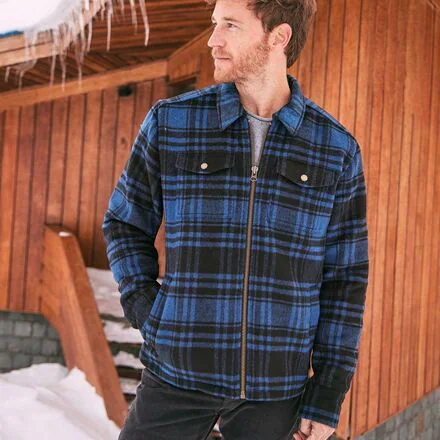 Plaid Zip Jacket - Men's