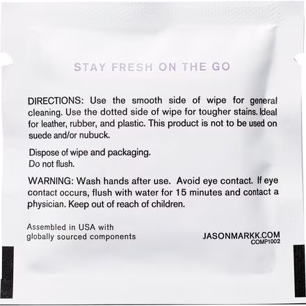 Shoe Cleaning Quick Wipes - 30 Pack