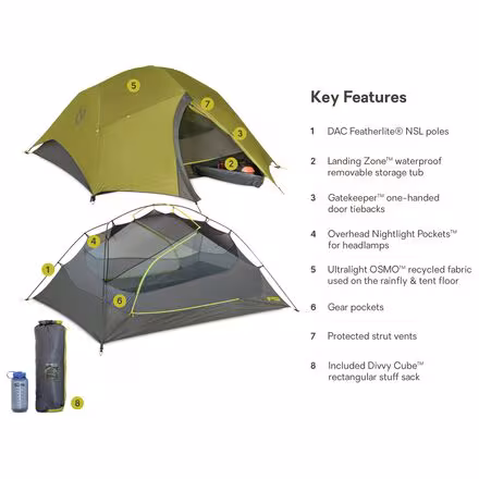 Dagger OSMO Tent: 3-Person 3-Season