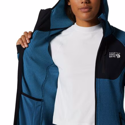 Polartec Power Grid Full-Zip Hooded Jacket- Women's