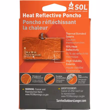 Heat Reflective Poncho
