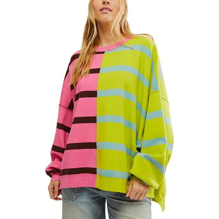 Uptown Stripe Pullover Sweater - Women's