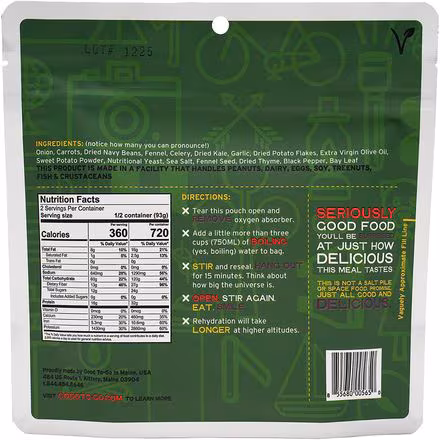 Kale and White Bean Stew Entree - 2 Servings