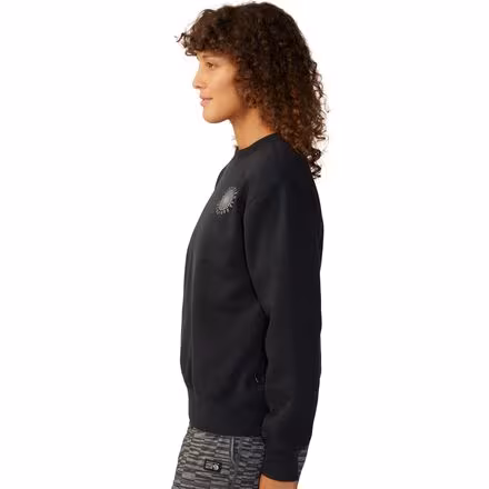 Spiral Pullover Crew Sweatshirt - Women's