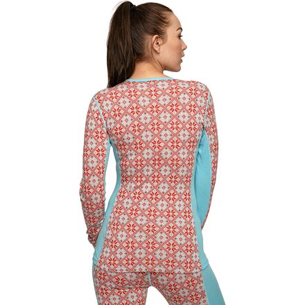 Rose Long-Sleeve Crew Top - Women's
