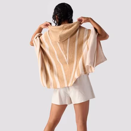 Striped Poncho - Women's