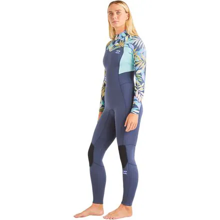 3/2 Synergy Back-Zip Flatlock Fullsuit Wetsuit - Women's