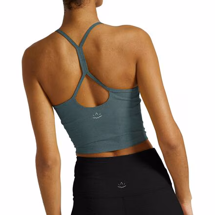 Spacedye Slim Racerback Cropped Tank Top - Women's