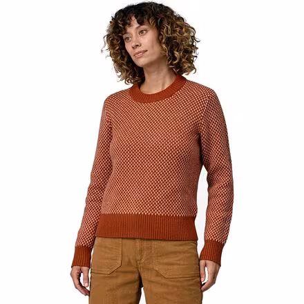 Recycled Wool Crewneck Sweater - Women's