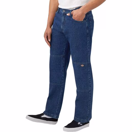 Loose Fit Double Knee Denim Pant - Men's