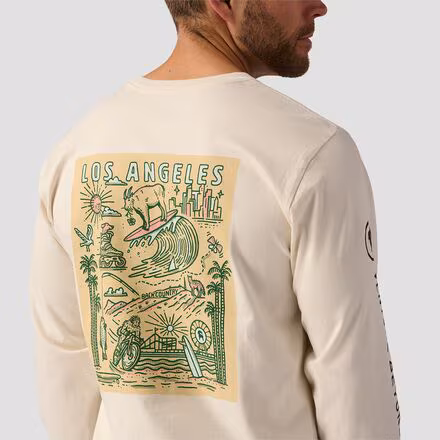Los Angeles Poster Long-Sleeve T-Shirt