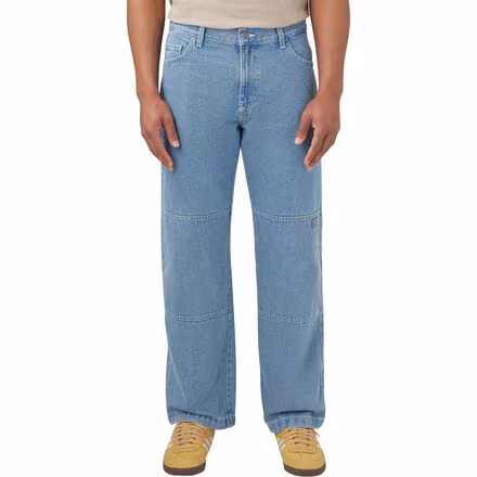 Loose Fit Double Knee Denim Pant - Men's