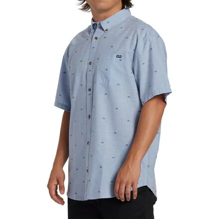 All Day Jacquard Short-Sleeve Shirt - Men's