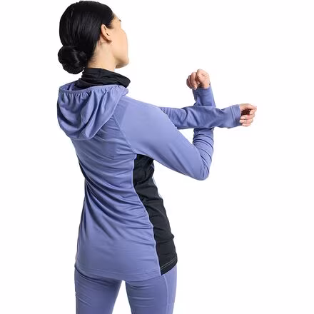 Midweight X Base Layer Long Neck Hoodie - Women's