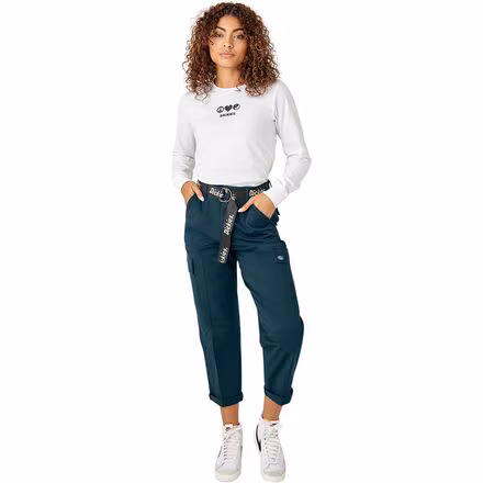 Relaxed Fit Cropped Cargo Pant - Women's