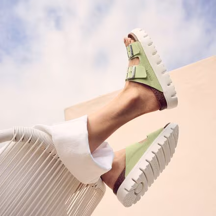 Arizona Chunky Suede Narrow Sandal - Women's