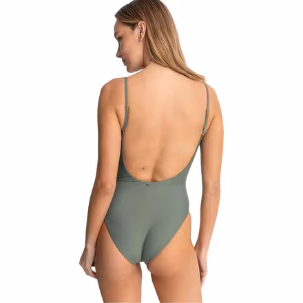 Classic Minimal One Piece Swimsuit - Women's