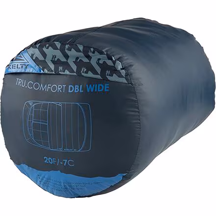 Tru.Comfort Doublewide Sleeping Bag: 20F Synthetic