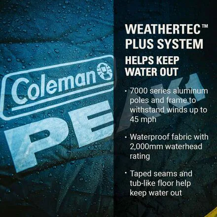 PEAK1 Backpacking Tent: 1-Person 3-Season