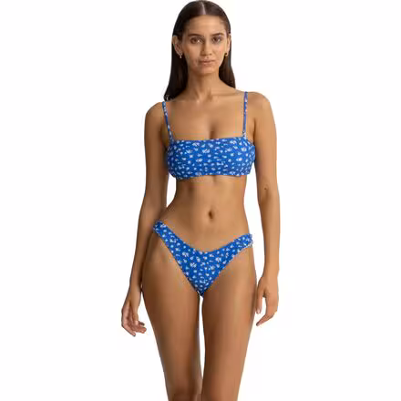Elodie Floral Reversible Bandeau Bikini Top - Women's