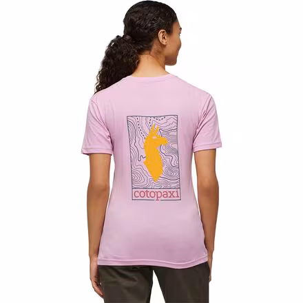 Llama Map Organic T-Shirt - Women's
