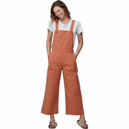 Stand Up Cropped Overalls - Women's