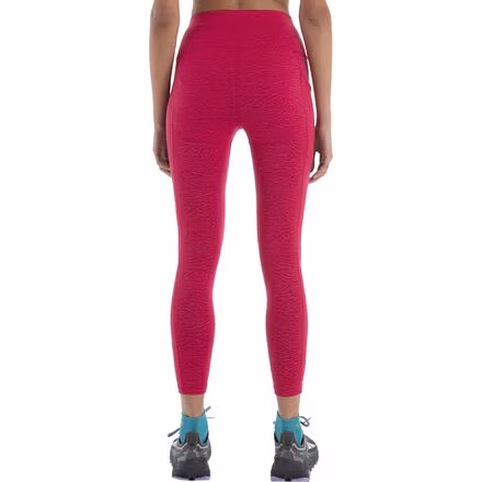 Merino Fastray High RiseTopo Lines Tights - Women's