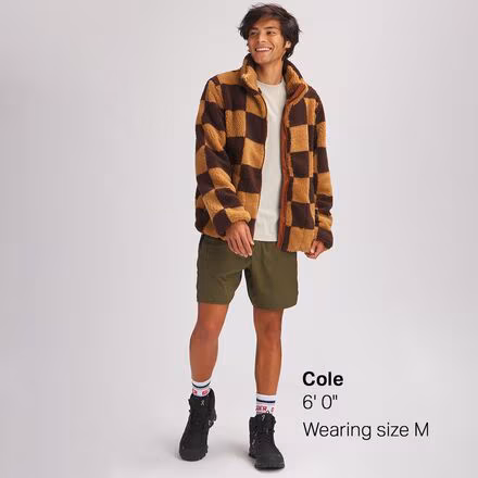 MTN Checker Sherpa Full-Zip Jacket - Men's