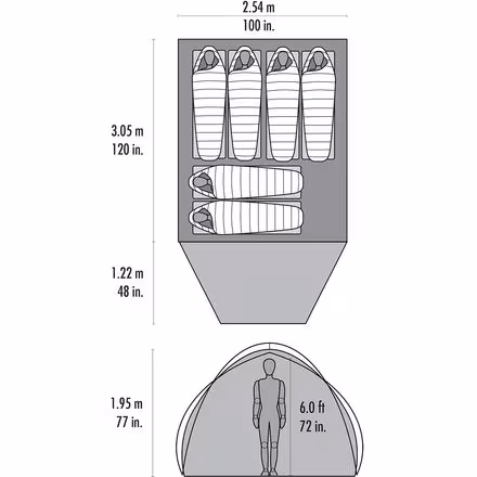 Habitude 6 Tent: 6-Person 3-Season