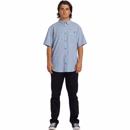 All Day Jacquard Short-Sleeve Shirt - Men's