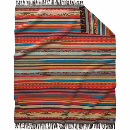 Fringed Jacquard Throw