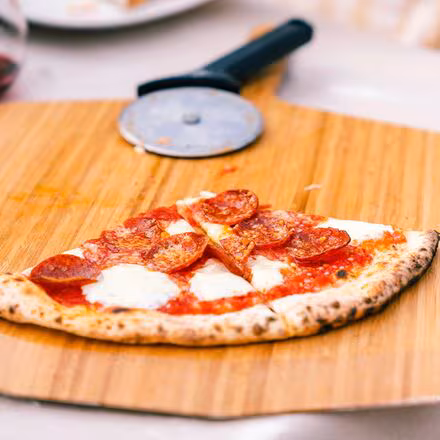 12in Bamboo Pizza Peel & Serving Board